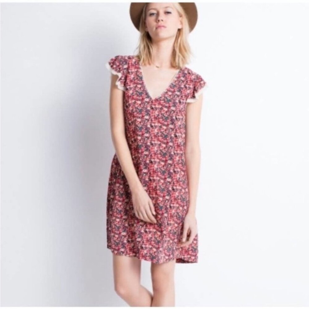 Zadig & Voltaire Ringo Print Dress Flowy Floral Boho S